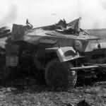 Destroyed SdKfz 251 Armoured Personalcarrier