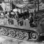 German medium half track SdKfz 6/1 – artillery tractor
