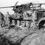 Destroyed Sd.Kfz. 6 – Sd.Kfz. 6/2 Selbstfahrlafette 3,7 cm FlaK 36 auf Fahrgestell Zugkraftwagen 5 t