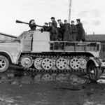 Armored SdKfz 7/2 with 37mm Flak