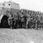 SdKfz 7 with armored cab of the Waffen SS