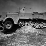 Armored late halftrack SdKfz 7 5