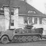 SdKfz 7/1 with a 2 cm Flakvierling 38 L/65 and Sd. Ah. 56 trailer