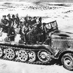 Captured SdKfz 8 heavy halftrack North Afrika