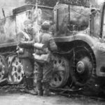 Burned out SdKfz 9
