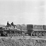 Sdkfz 9 FAMO towing Panzer III Russia 1941