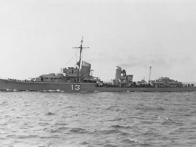 German destroyer Z2 Georg Thiele