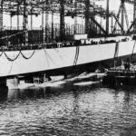 Launching of Bismarck 14 February 1939 2