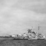 Broadside view of Bismarck battleship 2