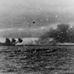 Bismarck engaging HMS Hood and HMS Prince of Wales