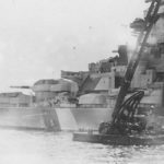 Battleship Bismarck with camouflage 2