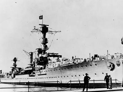 German cruiser Emden, New York in 1936