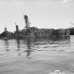 cruiser Emden in 1945