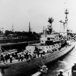 Stern view of Emden, 1937