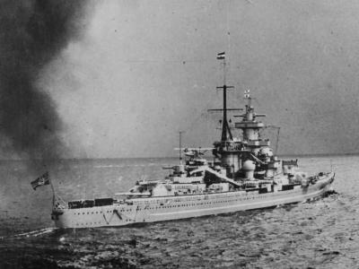 German Pocket Battleship GNEISENAU
