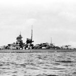 Gneisenau broadside view