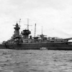 German cruiser Graf Spee stern
