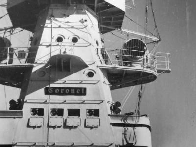 Cruiser Admiral Graf Spee superstructure