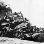 Wreck of the German heavy cruiser Admiral Hipper, Heikendorfer Bay 1946