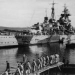 Admiral Hipper cruiser in Norway 1942
