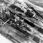 German heavy cruiser Admiral Hipper docked