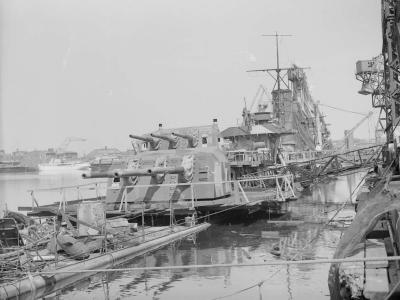 Koln sunk in Wilhelmshaven