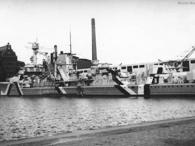 Cruiser Leipzig in Kopenhagen 1941