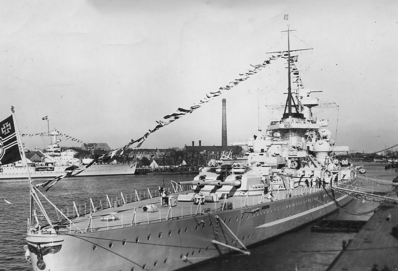 German Scharnhorst class battleship