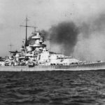 German battleship Scharnhorst underway