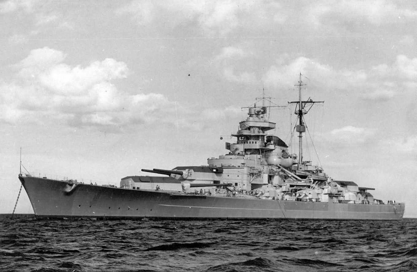 Tirpitz anchored in July 1941