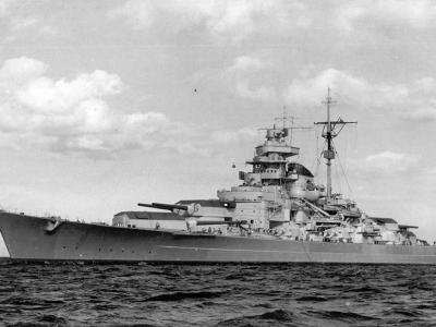 Tirpitz anchored in July 1941