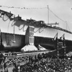 Launch of German Battleship Tirpitz