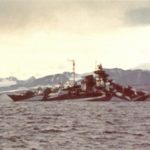 Tirpitz in Norway color photo