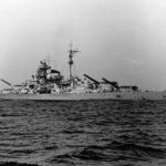 Battleship Tirpitz undergoing 1941