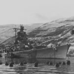 Bismarck class battleship Tirpitz in Norway