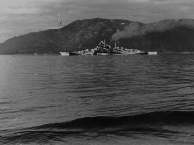 battleship Tirpitz in Norway