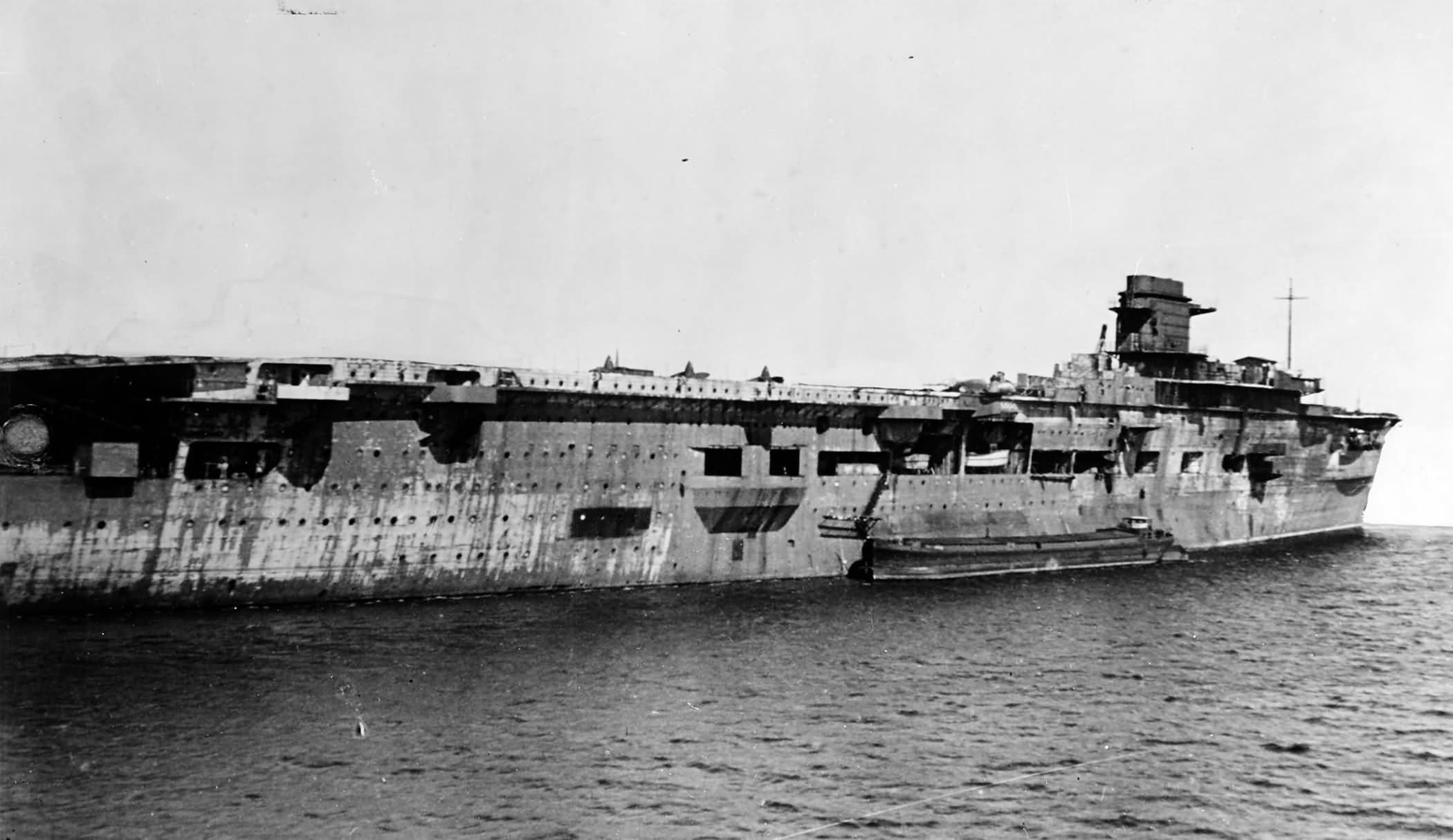 Graf Zeppelin 5 April 1947 at Swinemunde