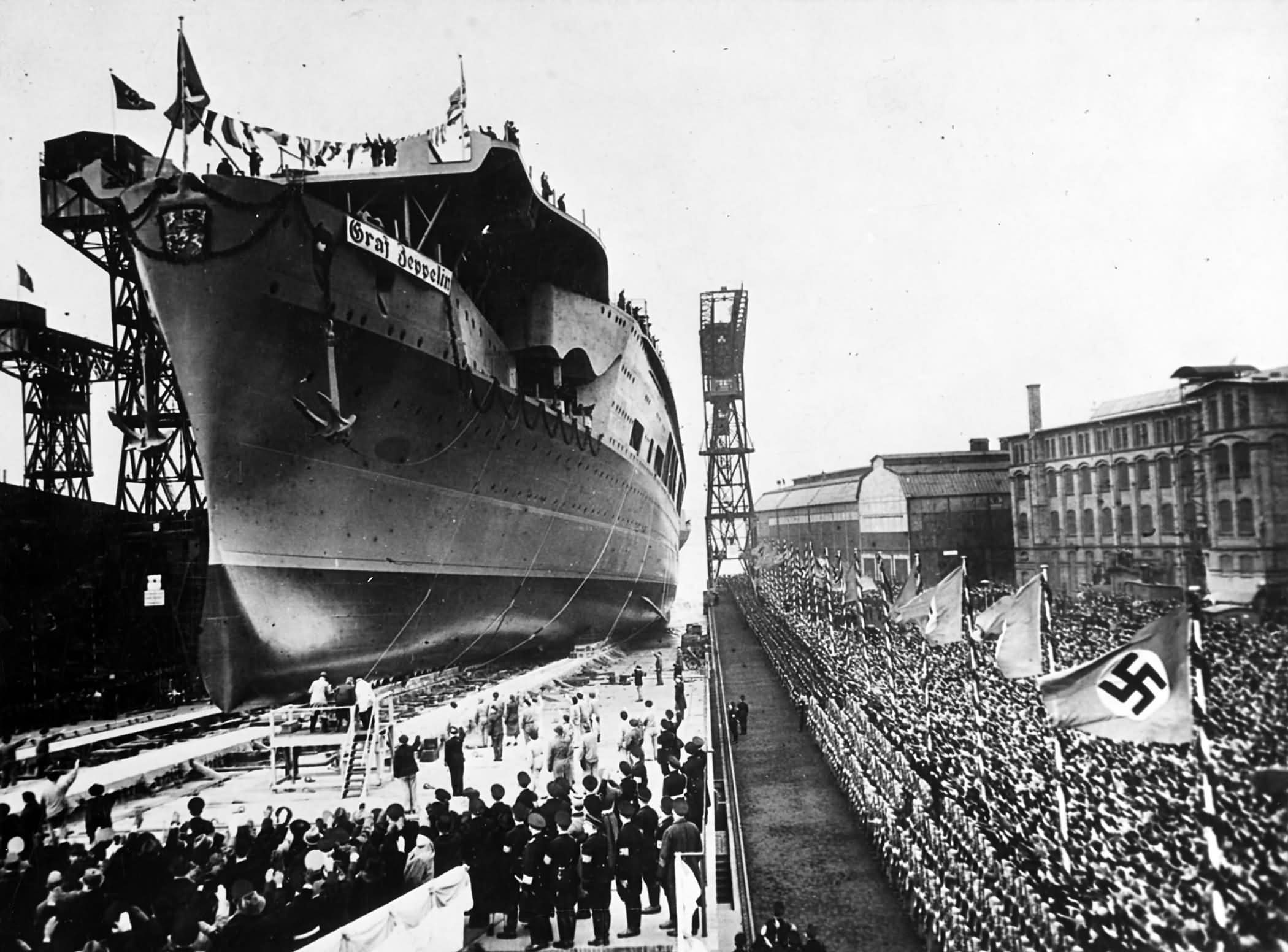 Launching of Graf Zeppelin – 8 December 1938