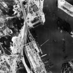 RAF reconnaissance photo showing Graf Zeppelin at Gotenhafen (Gdynia) – 6 February 1942