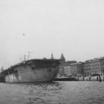 Stern of the German carrier Graf Zeppelin, Stettin Poland