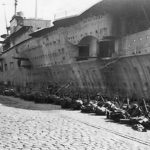 Aircraft carrier Graf Zeppelin in Stettin 1941