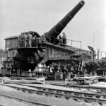 WW2 Picture Photo Drewn Giant Gun Rail Schwerer Gustav Cannon 3278