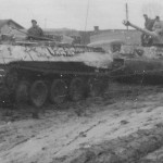 Bergepanther towing Tiger I Eastern front 1944 45