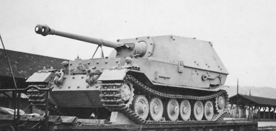 Ferdinand Elefant Tank Destroyer rail transport