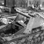 Captured Hummel in Wien 1945