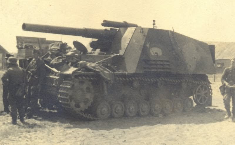 Hummel german 150 mm howitzer