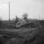 A knocked out Jagdpanther