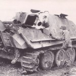 Jagdpanther number 123 of the schwere Panzerjäger Abteilung 654 (s.Pz.Jg.Abt.654)