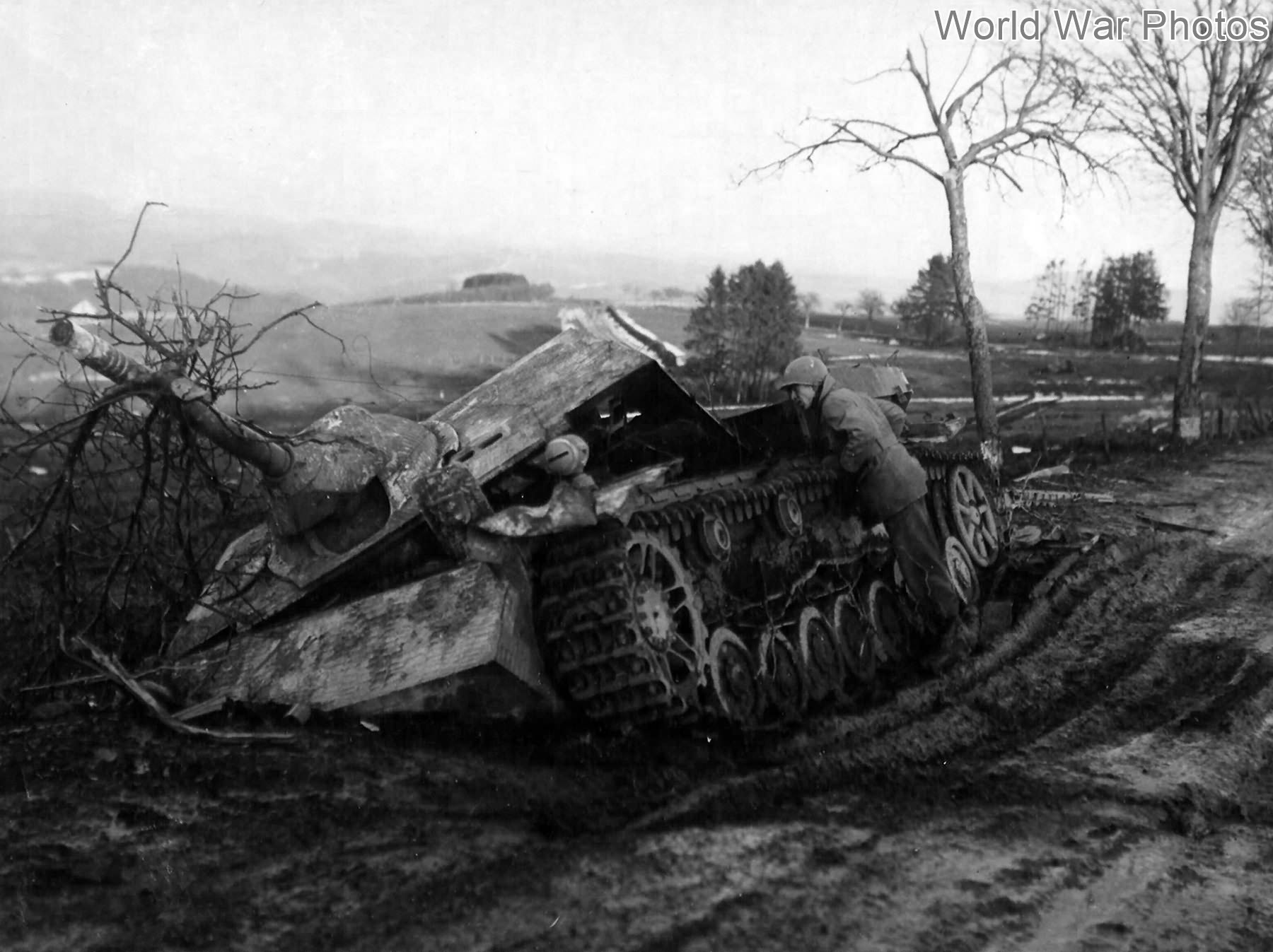 Destroyed Jagdpanzer IV, Northern Luxembourg 1945