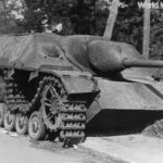 Burned out hull of a German Jagdpanzer IV